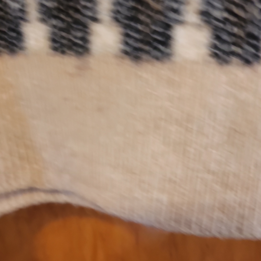 Frye Cream and Brown Geometric Women's Sweater Large - Picture 7 of 11